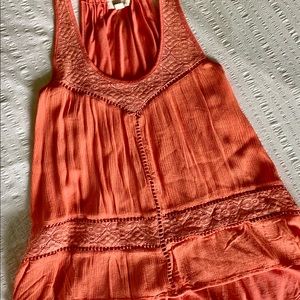 Coral tank top